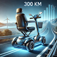 4 wiel scootmobielen met 300 km Bereik