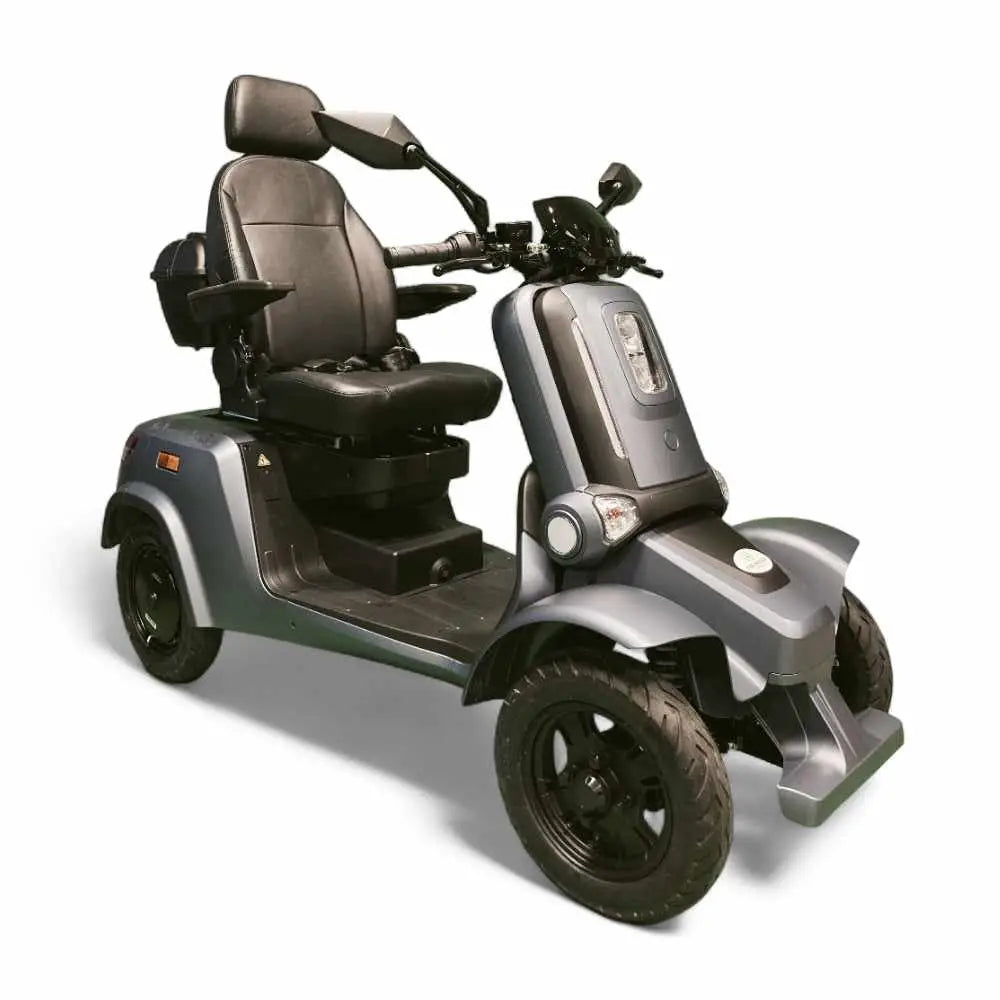 snelle scootmobiel grijs